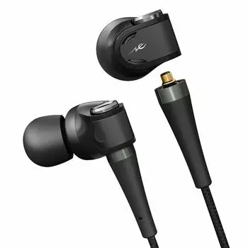 Radius radius compatible MMCX compatible NeEXTRA series earphones with RAF driver Wired Canal type HP-NX100 High-resolution earphones re-cable