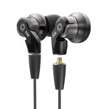 Радиус радиус Совместимость с высоким разрешением MMCX Ne VOLT series heavy bass модель HP-NHR31 Наушники re-кабель HP-NHR31K (1.Единичный предмет, черный) чёрный