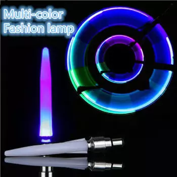 (радость выбирать)2 шт., активируемые движением, светящиеся колпачки для шин велосипеда, автомобиля, мотоцикла, колеса, светлый цвет One size серебряный