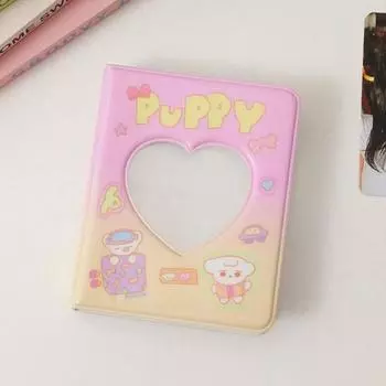 Радостный милый фотоальбом с открытками