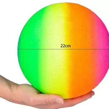 Радужные ПВХ Детские Эмалированные Игрушки Футбол Игра на Траве Спорт на Открытом Воздухе