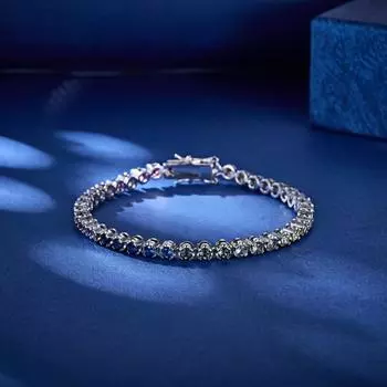 Радужные трендовые браслеты женские роскошные многоцветные квадратные циркониевые браслеты на руку разноцветный