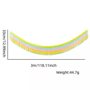 Радужный баннер «Веселый дождь» идеально подходит для дней рождения, свадеб и праздничных украшений StyleA