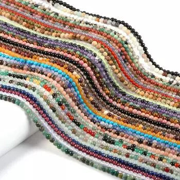 Радужный натуральный камень, свободные круглые бусины, подвески из драгоценных камней для самостоятельного изготовления ожерелья, браслета, ножного браслета, швейного ремесла, ювелирного аксессуара 4mm