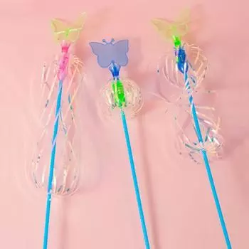 Радужный вертушка Палочка Пузырьковая палочка Радужный вертушка Игрушка Вращающийся вертушка Вращающийся переменный вертушка 1pc