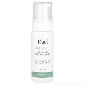 Rael, Натуральное пенящееся очищающее средство для женщин, для чувствительной кожи, без отдушек, 5 жидких унций (150 мл)