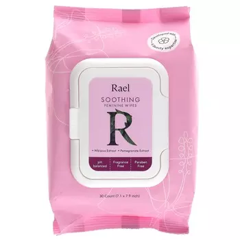 Rael, Успокаивающие женские салфетки, без отдушек, 30 шт.