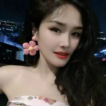 Raffia Dangle Earrings Sunflower Wood Drop Earrings Elegant Weaved Ear Accessories Daily жёлтый