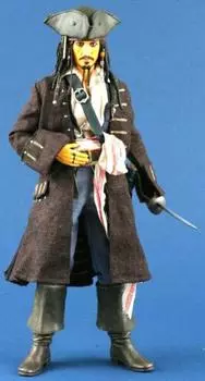 RAH Action JACK SPARROW масштаб окрашенный подвижный (Настоящие герои) (Фигурка 1/6 ABS&ATBC-ПВХ)