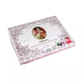 Рахат-лукум Koska Safiye Sultan из черной шелковицы и малины 550 гр