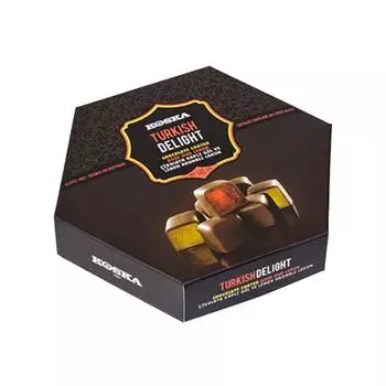 Рахат-лукум со вкусом розы и лимона Koska в шоколаде 140 гр