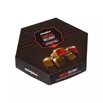 Рахат-лукум со вкусом розы в шоколаде Koska 140 гр