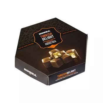 Рахат-лукум в шоколаде Koska с лесным орехом 140 гр