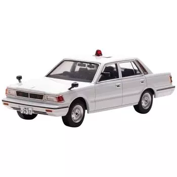 RAI S 1/43 nissan cedric (YPY30 пересмотренный) 1985 г. Автомобиль дорожной полиции скоростной автомагистрали префектуры Канагава (Маскированный белый) Готовый продукт