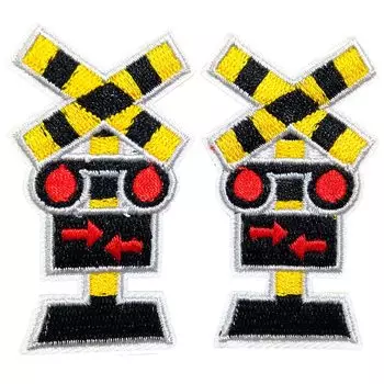Railroad crossing patch (A)