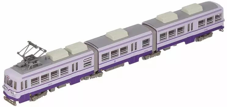 Railway Collection Iron Collection Chikuho Electric Railway Type 2000 No. 2001 Purple Diorama Supplies (Manufacturer s first order limited production)