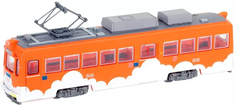 Railway Collection Iron Collection Hankai Train Mo501 Type Car Cloud Shape Orange Diorama Supplies 315452 No.505