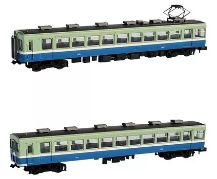 Railway Collection Iron Collection Izukyu 100 Series Low Cab Lead Modified Car Set Diorama Supplies 323341 + 2-Car
