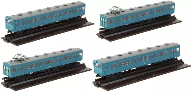 Railway Collection JNR 72 Series Senseki Line Acomo modified car set 4-car (Sky Blue) синий