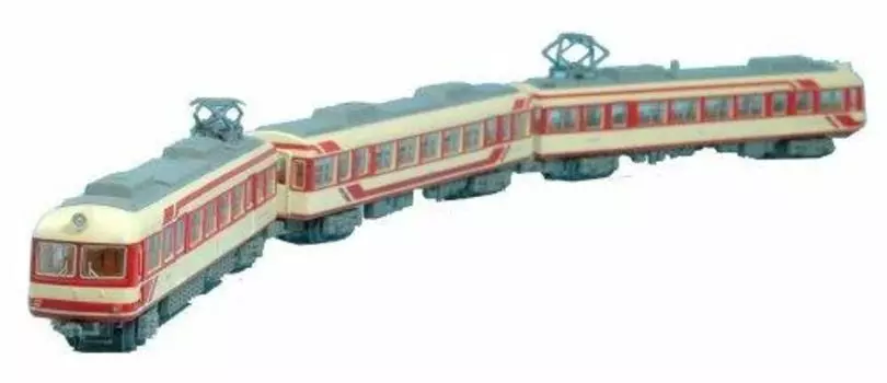 Railway Collection Nagano Electric Railway 2000 series set car A formation new 3-car (air-conditioned paint)