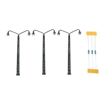 Модель железнодорожного фонаря Модель железнодорожного фонаря Комплект для строительства Лампы Решетчатый мачтовый фонарь