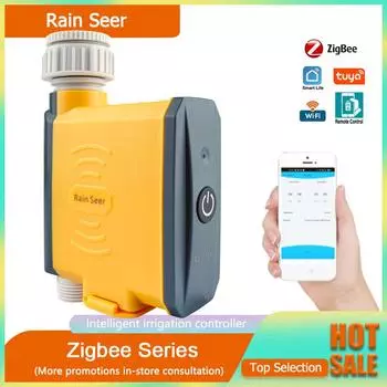 Rain Seer Tuya Zigbee Garden Home Irrigation Water Timer WiFi Water Timer Mobile Phone Remote Controller