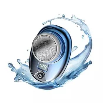 RAINBEAM Beard Electric Small Electric LED Display Quick Close 6 High Speed Low IPX7 для сухого и влажного использования в автомобиле [Инновация 2024 г.]