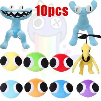 Rainbow Friends плюшевая игрушка анимационная игра мультяшная фигурка мягкая кукла кавайный монстр персонаж для детей рождественские подарки