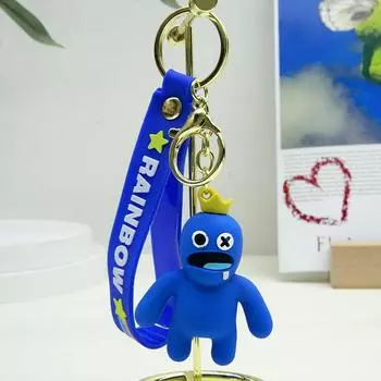 Rainbow Friends Roblox Keychain Pendant Blue Toyfigure Kids Gifts Xmas Ornament Blue
