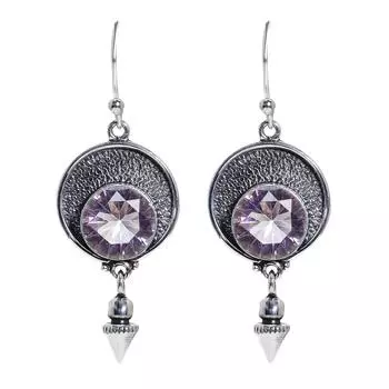 Rainbow Mystic Fire Topaz 925 Sterling Silver Earring V6835, Rainbow Earring, Round Earring, Valentin s Day Gift, Gift For Her, Birthday Gift, Handmad