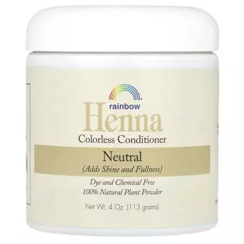 Rainbow Research, Персидские нейтральные, бесцветный кондиционер, блеск и пышность, 4 унции (113 г)