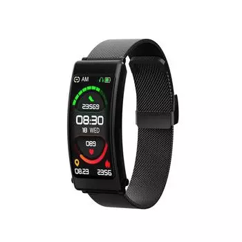Rainbuvvy K13 Smart Call Wristband 1.14inch Point-touch Bluetooth 5.2 Android Smart Bracelet Специальный подарок Поддержка Вызовов Шагомер steel strapband чёрный