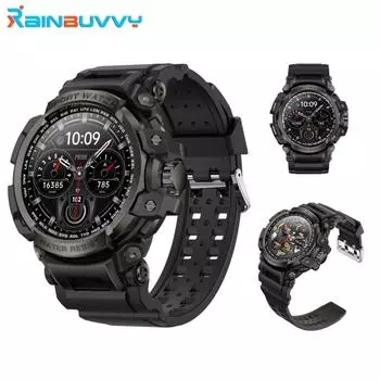 Rainbuvvy LC16 Bluetooth Call Smart Watch 1.32-дюймовый TFT LCD экран Heart Rate IP68 Водонепроницаемые Android спортивные часы Multi-language чёрный