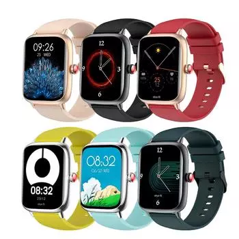 Полуумный браслет Rainbuvvy 1,75-дюймовый AMOLED емкостный сенсорный экран 390x450 Bluetooth 5.3 RTOS часы JL7012 двухъядерный 180 мАч супертонкие умные часы чёрный