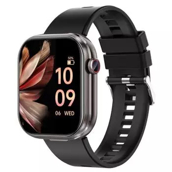 Rainbuvvy T99 TWS Smartwatch Wireless Earbuds 2.02inches IPS 320x385 BT5.0 Bluetooth Call IP67 Waterproof Smart Bracelet 300mAh Support Multi-language чёрный