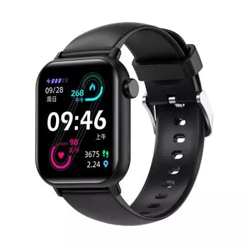 Rainbuvvy ZW27 Smartwatch 1.81inch TFT HD Screen BT5.0 IP67 Waterproof 240x286 Android Cheap Fashion Smartwatch Multi-language silicone strapband чёрный