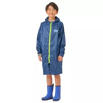 Raincoat Compatible with Rain For Going to 160 [Beams School] Poncho, 2-way, Schoolbags, Gear, Waterproof, Raincoat, Boys, Girls, Kindergarten, тёмно-синий