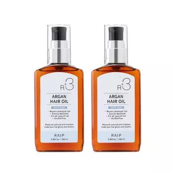 RAIP R3 Аргановое масло для волос Эссенция #Белое мыло (1 + 1) 100 мл * 2 шт.