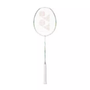 Ракетка для бадминтона Yonex Nanoflare 555 Gut Stretched 4U5 матово-белая