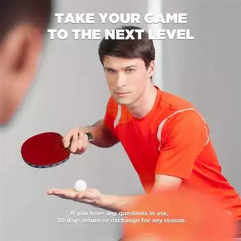 Ракетка для настольного тенниса, 2 профессиональных ракетки для пинг-понга, резиновые шипы, высокое качество, весло для летучей мыши с 3 ракетками для настольного тенниса