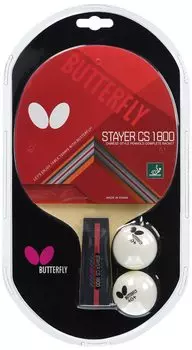 Ракетка для настольного тенниса Butterfly Rubber Burr Stayer CS1800 10930