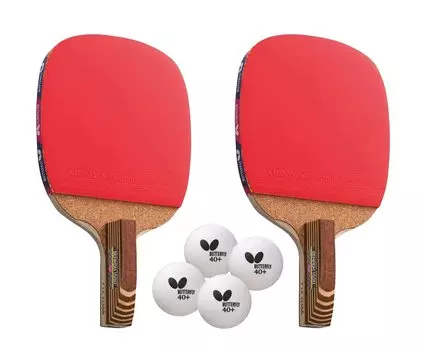 Ракетка для настольного тенниса Butterfly Shakehand Stayer 1500 16710 Подставка для ручек Senko 1500 10951 Для отдыха с резиновой обивкой x (Ручка 2) красный