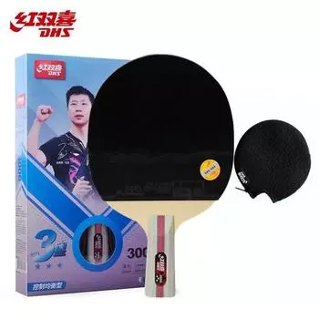 Ракетка для настольного тенниса DHS 3 Star H 3002 3006 Pure Wood Ракетка для пинг-понга 2 Star H 2002 2006 Classical Paddle 2 Star long grip