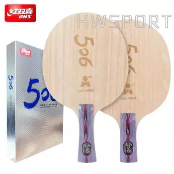 Ракетка для настольного тенниса DHS TG 506A, профессиональная, абсолютно новая, A-Fiber, для пинг-понга, наступательная, 5+2, с оригинальной коробкой FL grip