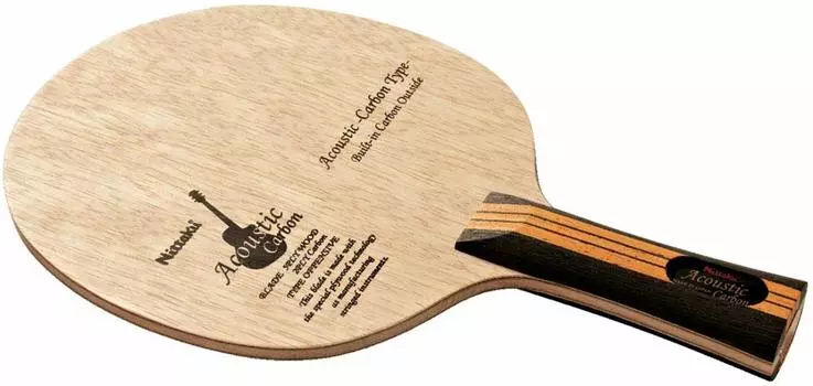 Ракетка для настольного тенниса Nittaku Acoustic Carbon Shakehand Attack Special Material Flare NC-0385