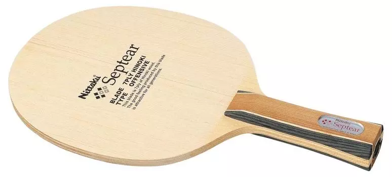 Ракетка для настольного тенниса Nittaku Septia Shakehand Attack 7 предметов Plywood Flare NE-6781