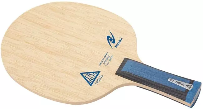 Ракетка для настольного тенниса Nittaku Tribus Shakehand Attack, 5 предметов, фанера, цвет синий NE6191 синий