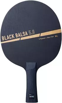Ракетка для настольного тенниса VICTAS BLACK BALSA Shakehand Attack Flare 310174 5.0