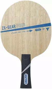 Ракетка для настольного тенниса VICTAS FIBER Shakehand Attack, специальный материал Flare 029004 ZX-GEAR