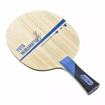 Ракетка для настольного тенниса VICTAS Yuto Muramatsu Shakehand Defensive из 5 частей фанеры Yuto Muramatsu Player, бывшая в употреблении модель Flare 027904